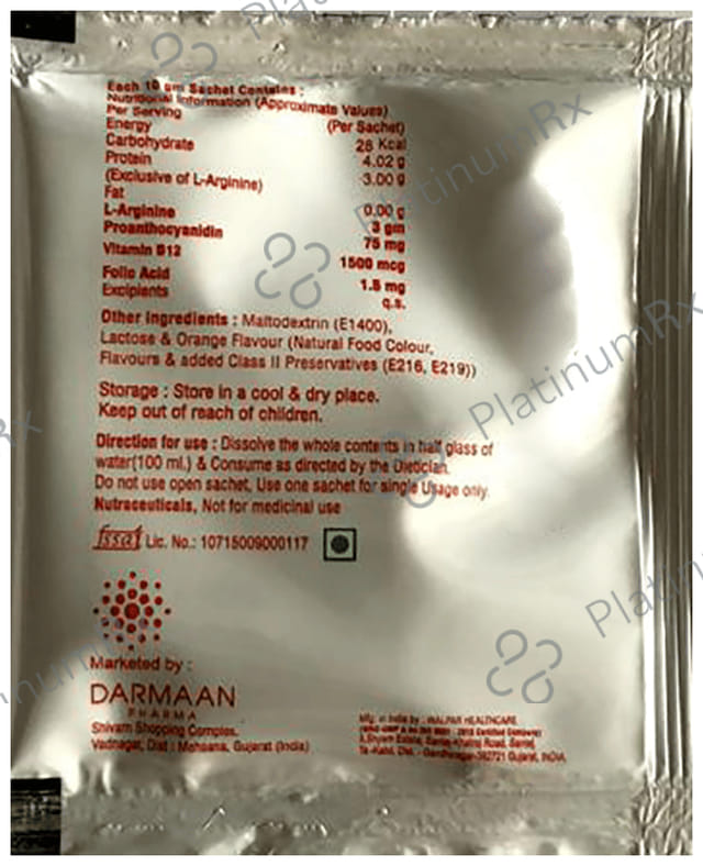 Argimaan Orange Flavour Sachet 10gm