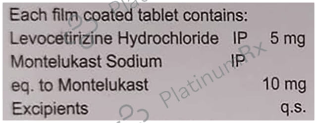 Vismonte LC 5/10mg Tablet 10s