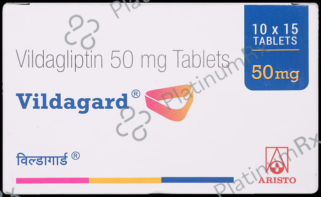 Vildagard 50mg Tablet 15s