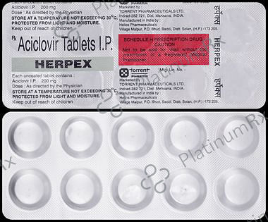 Herpex 200mg Tablet