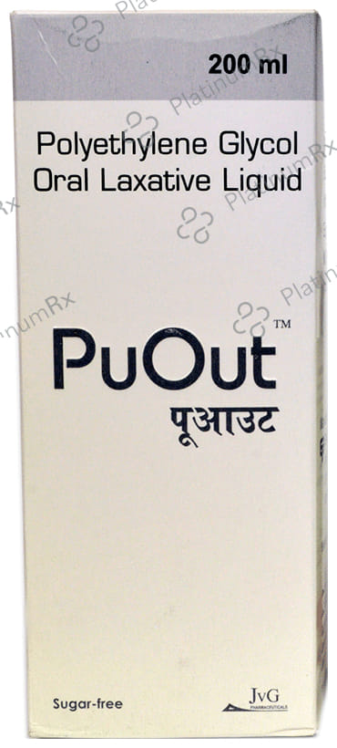 Puout Oral Laxative Liquid Sugar Free