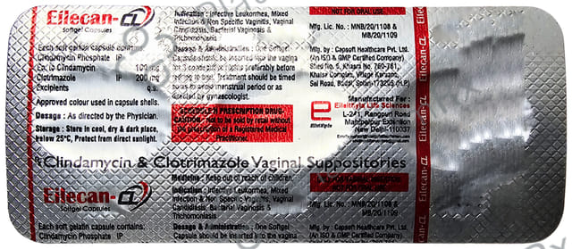 Eilecan CL Softgel Capsule 100/200mg Soft Gelatin Capsule 3s
