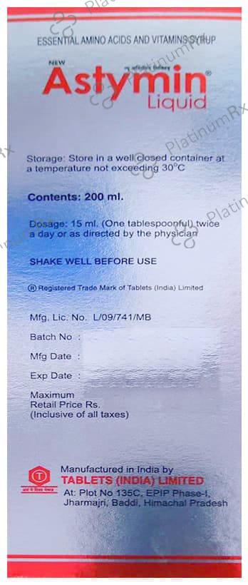 New Astymin Liquid 200ml