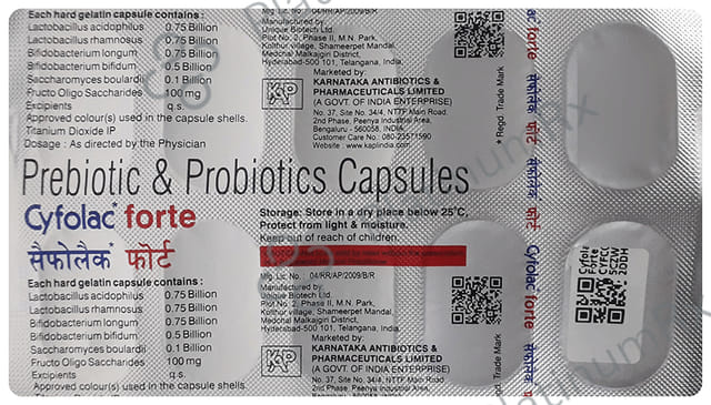 Cyfolac Forte Capsule 10s