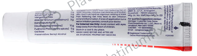 Ozone Kwik Pain Relieving Gel