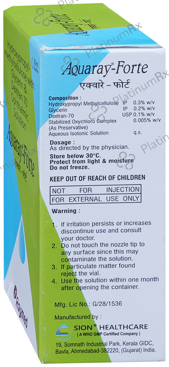 Aquaray Forte Ophthalmic Solution 10ml