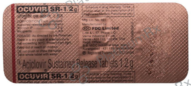 Ocuvir SR 1.2gm Tablet 3s