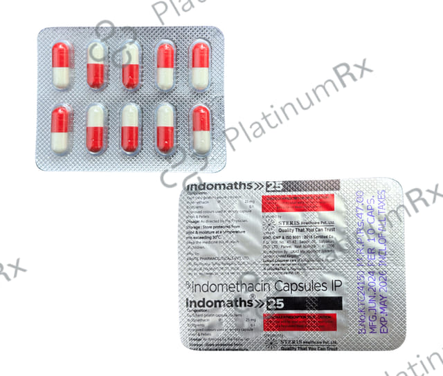 Indomathes 25mg Capsule 10s
