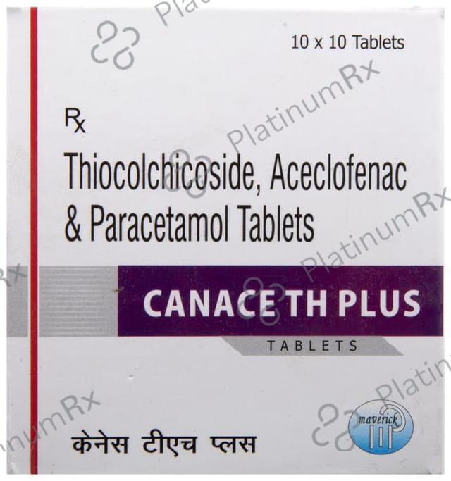 Canace TH 4/100/325mg Plus Tablet 10s