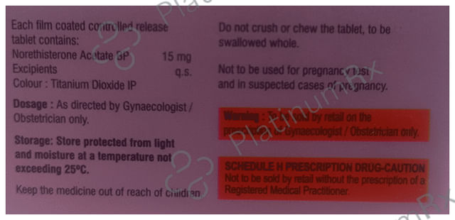 Nortune CR 15 Tablet 5s