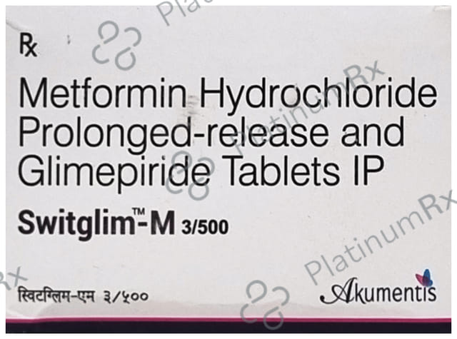 Switglim-M 3mg/500mg Tablet