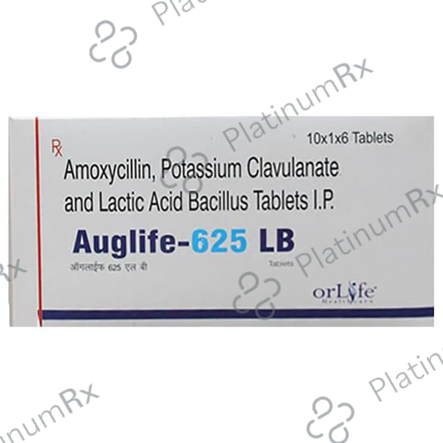Auglife 625mg/60M Tablet 6s