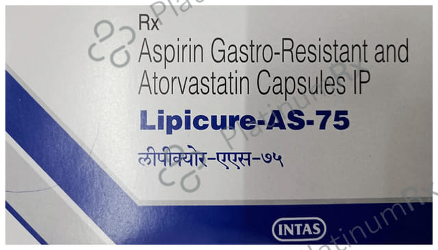 Lipicure AS 75/10mg Capsule 10s
