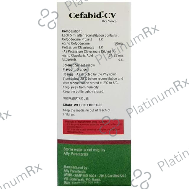 Cefabid-CV Dry Syrup
