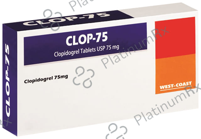 Clop 75mg Tablet 10s
