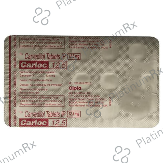 Carloc 12.5mg Tablet 15s