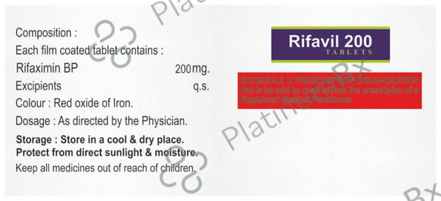 Rifavil 200mg Tablet 10s
