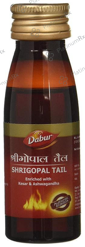 Dabur Shrigopal Tail - For Strength & Stamina 25 ml