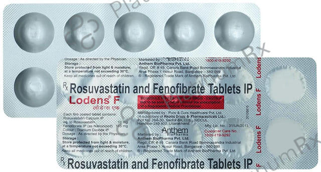 Lodens F 145/10mg Tablet 10s