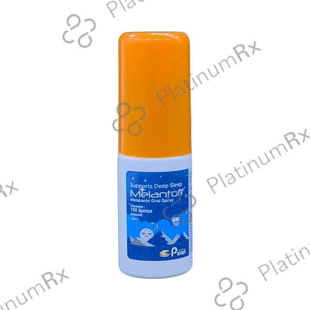 Melantoff Melatonin Oral Spray Sugar Free 15ml
