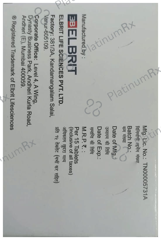 Cilnitab 5mg Tablet 15s