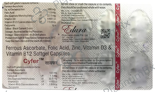 Cyfer Soft Gelatin Capsule 10 Soft Gelatin Capsule