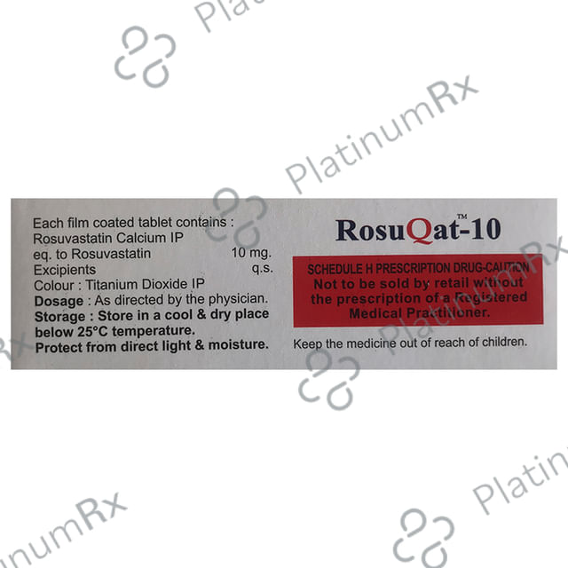 Rosuqat 10mg Tablet 10s