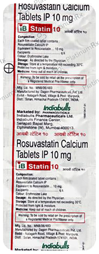 Ibstatin 10 Tablet