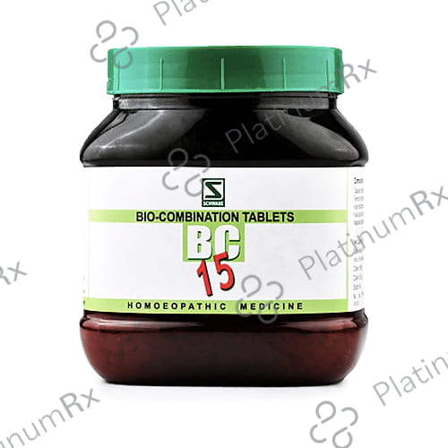 Dr Willmar Schwabe India Bio-Combination 15 (BC 15) Tablet 550 gm
