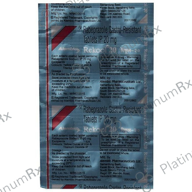 Rekool 20mg Tablet 15s