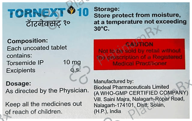 Tornext 10mg Tablet 10s