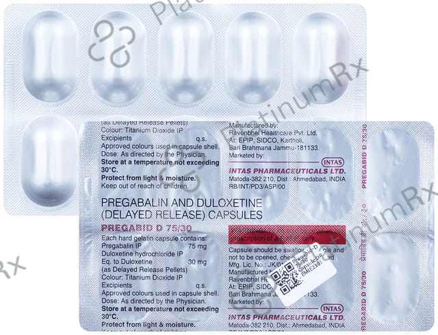Pregabid D 75/30 Capsule DR