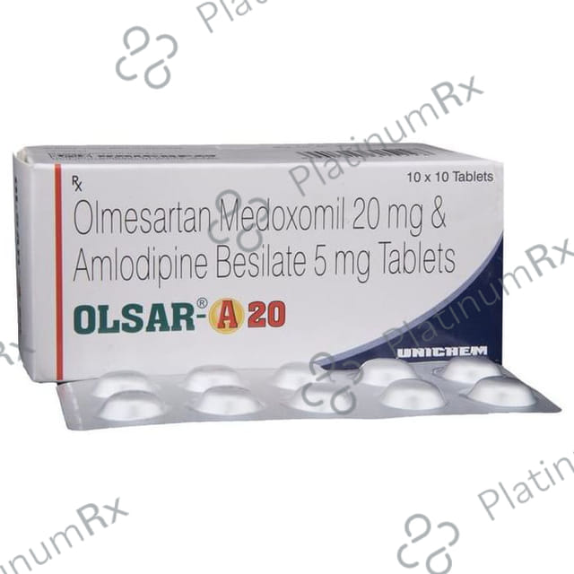 Olsar A 5/20mg Tablet 10s