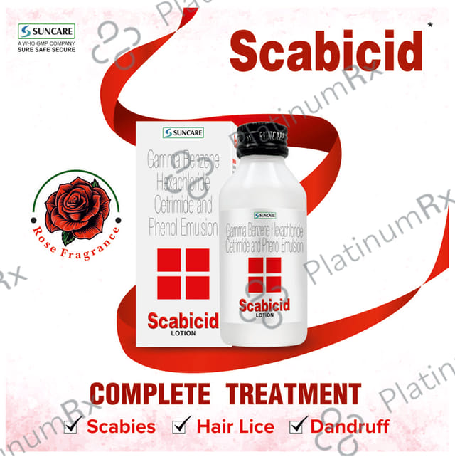 Scabicid Lotion 100 ml Emulsion Suncare Formulations Pvt Ltd