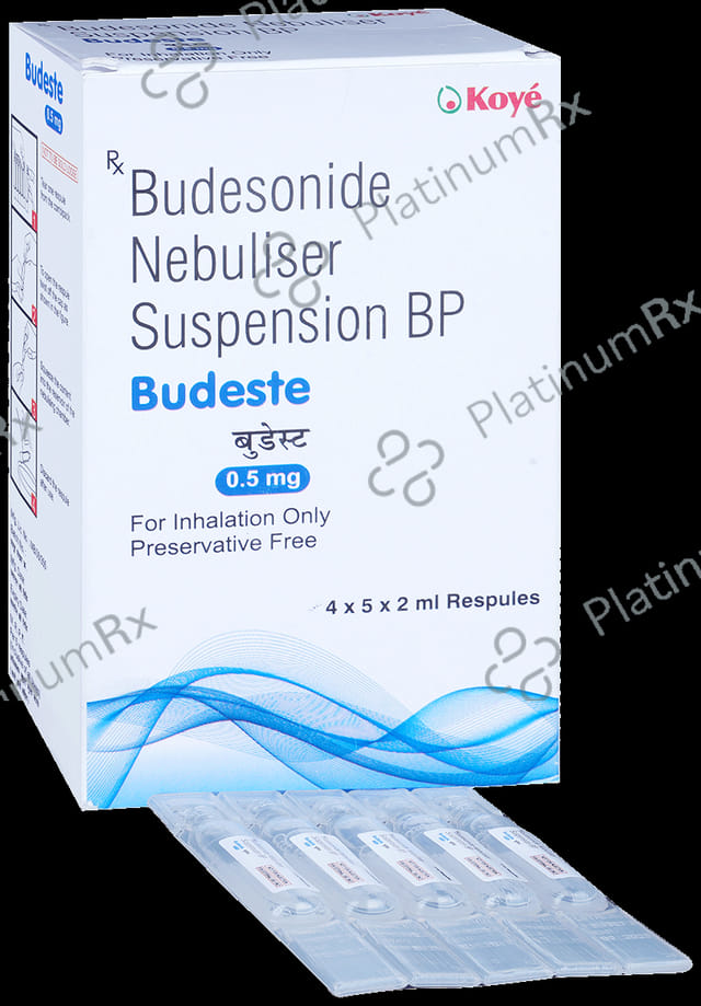 Budeste 0.5mg Respules 5X2ml