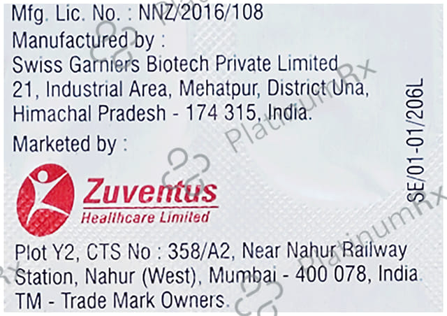 Zosa Fast 40mg Tablet 10s