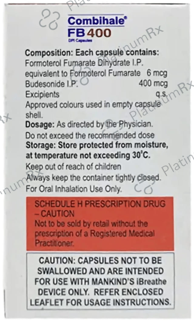 Combihale FB 400/6mcg Redicaps 30s