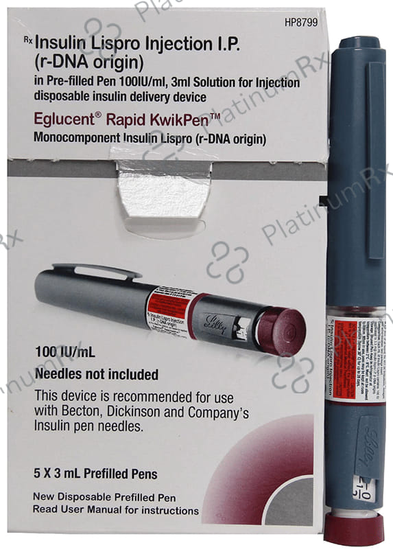Eglucent Rapid (100 IU/ml) (1*3ml Kwikpen)