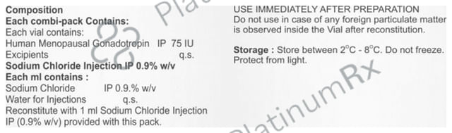 Winglad HMG 75IU Injection 1s