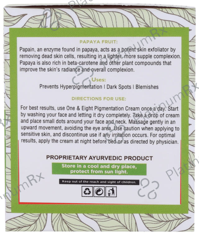 One & Eight Pigmentation Cream