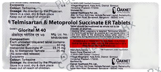 Gloritel M 40 Tablet