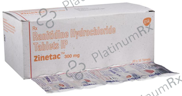 Zinetac 300mg Tablet 10s