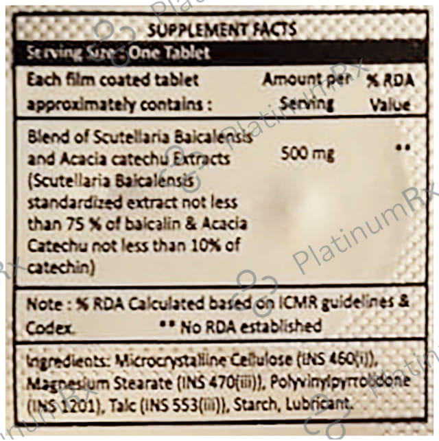 BioticsLife Biovestin 500mg Tablet 10s