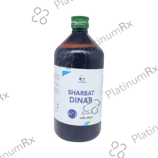 Cure Herbal Remedies Sharbat Dinar 500 ml