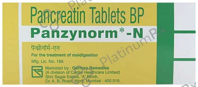 Panzynorm N 180mg Tablet 10s