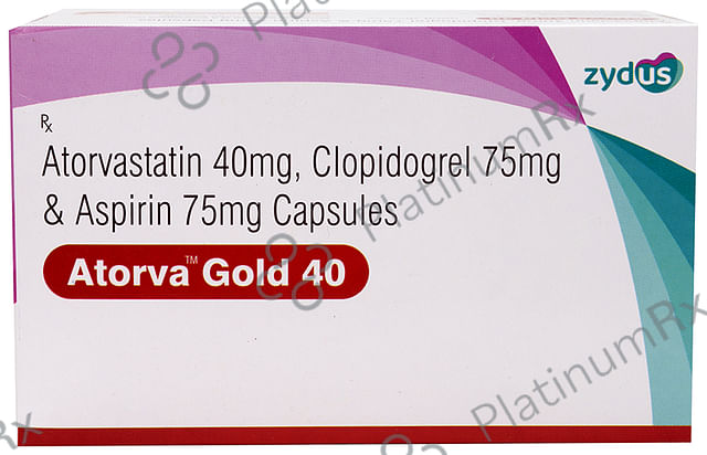 Atorva Gold 40/75/75mg Capsule 10s