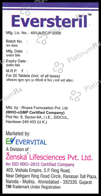 Eversteril Tablet