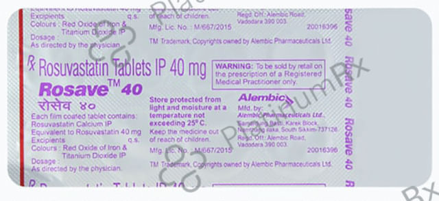 Rosave 40mg Tablet 10s