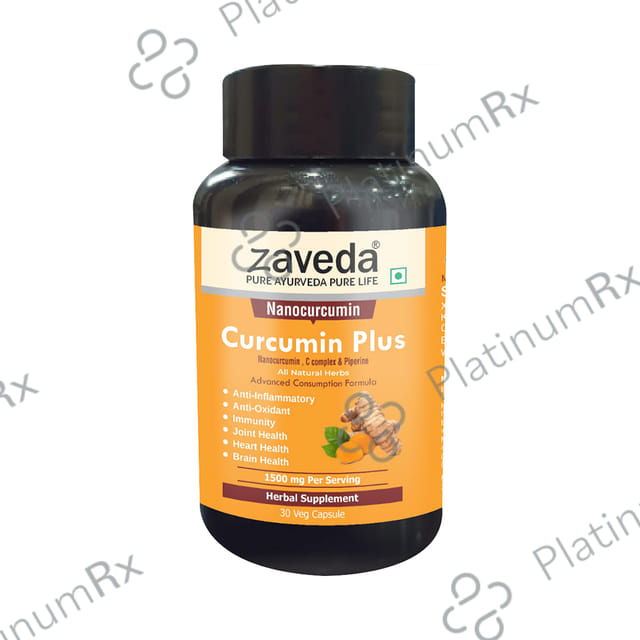 Zaveda Curcumin Plus Veg Capsule 30 vegicaps
