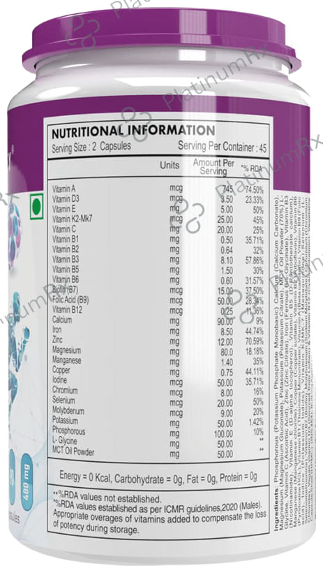 HealthyHey Nutrition Men Multi Vit Daily 480mg Capsule